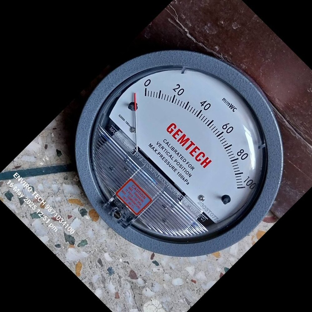 Gemtech Differential Pressure Gauge In Khursipar Bhilai Chhattisgarh