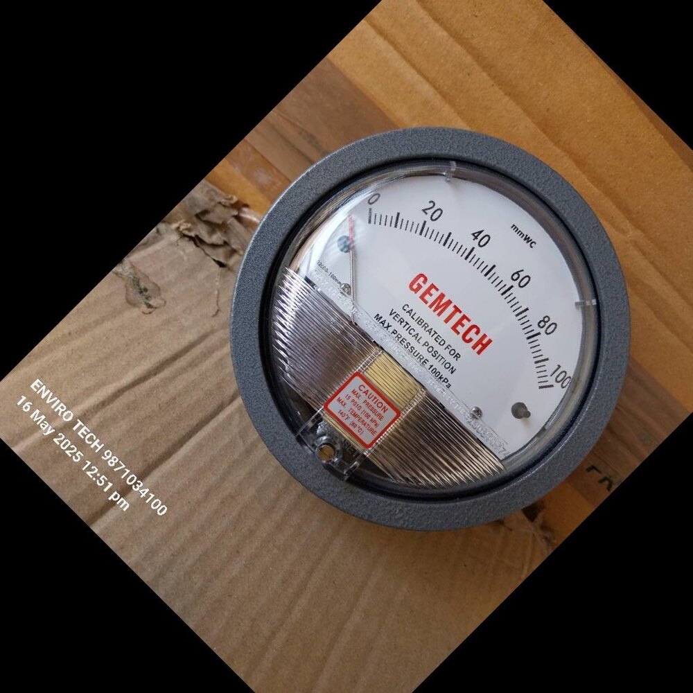 Gemtech Differential Pressure Gauge In Khursipar Bhilai Chhattisgarh