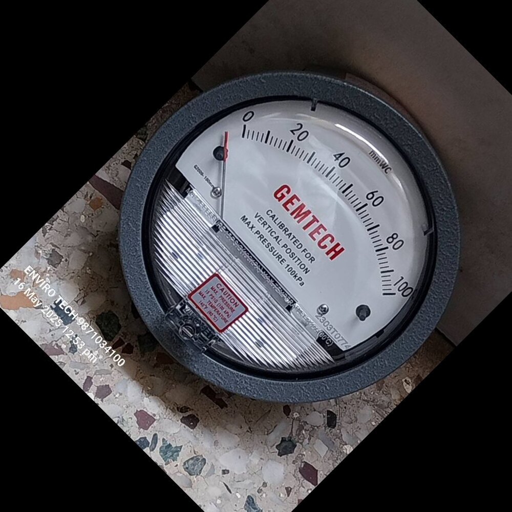Gemtech Differential Pressure Gauge In Mangolpuri Industrial Area Delhi