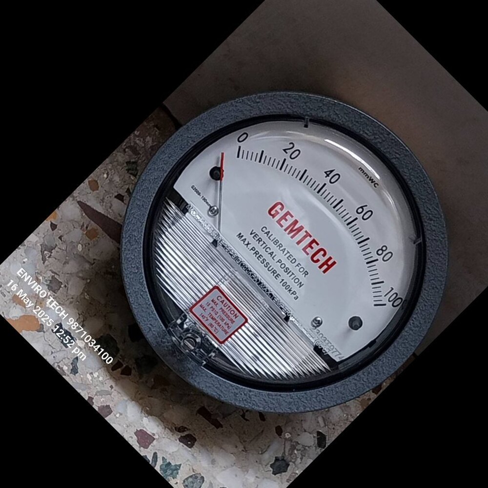 Gemtech Differential Pressure Gauge In Mangolpuri Industrial Area Delhi