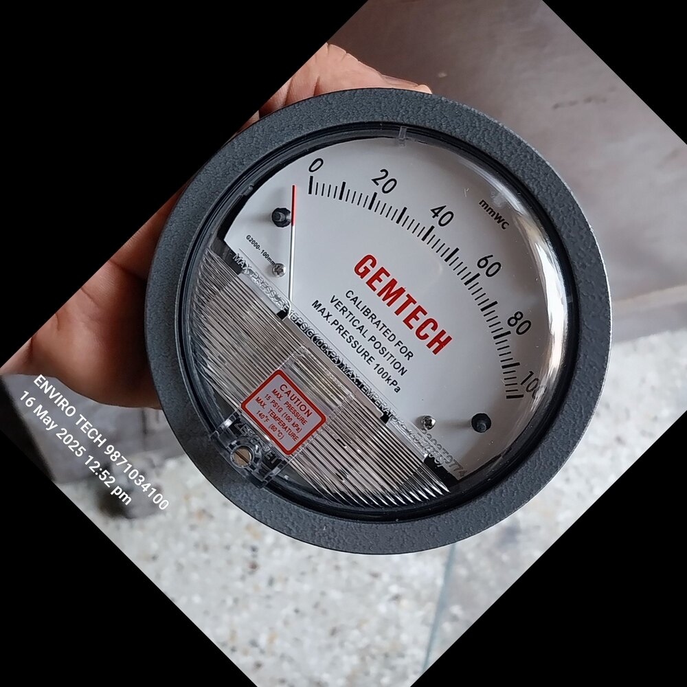 Gemtech Differential Pressure Gauge In Libaspur Industrial Area Delhi - Accuracy: 2% (-Ha Model 1) Of Fs (3% (-Ha 1.5%) On -0