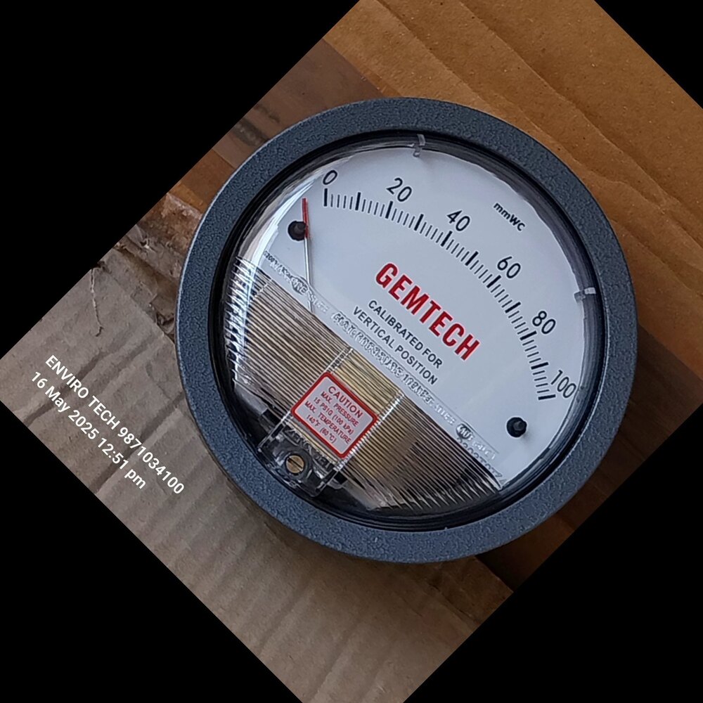 Gemtech Differential Pressure Gauge In Libaspur Industrial Area Delhi - Accuracy: 2% (-Ha Model 1) Of Fs (3% (-Ha 1.5%) On -0