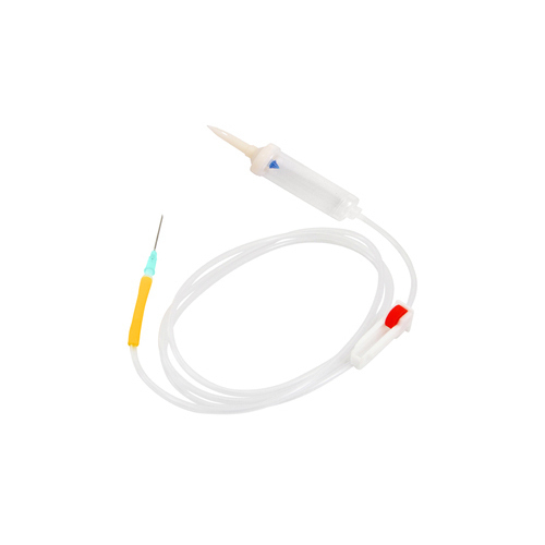 Micro Drip Set With Built In Airvent - Plastic Material | Foldable Design, Basic Surgical Instruments For Hospital Usage