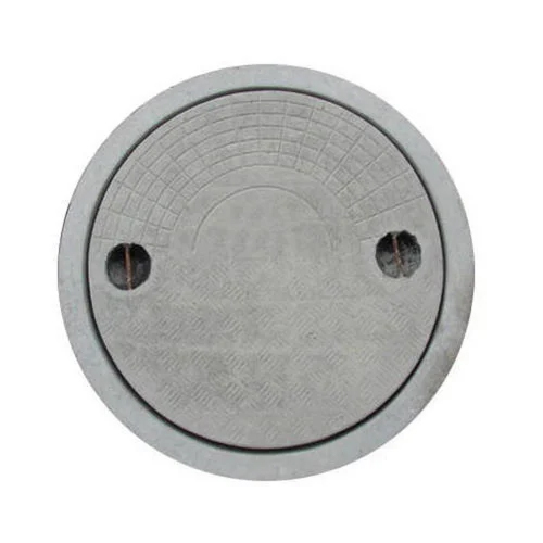 Round RCC Manhole Cover - Concrete, 300 x 300 mm | Epoxy Painted, Durable for Efficient Drainage Applications