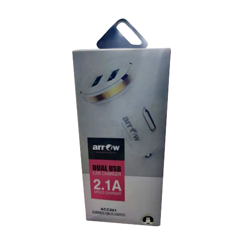 Arrow Dual Usb Car Speed Charger - Material: Abs Plastic