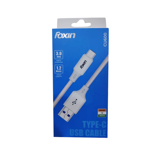 Foxin Cu600 Usb Mobile Phone Charger - Material: Plastic