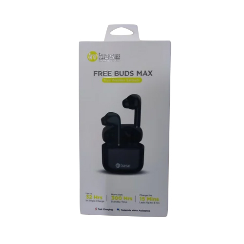 Inbase Free Buds Max Bluetooth Wireless Earbuds - Body Material: Plastic