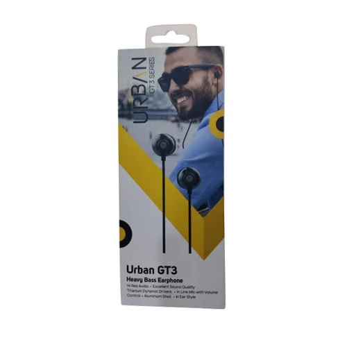 Black Urban Gt3 Bluetooth Headset - Bluetooth Version: 5.0