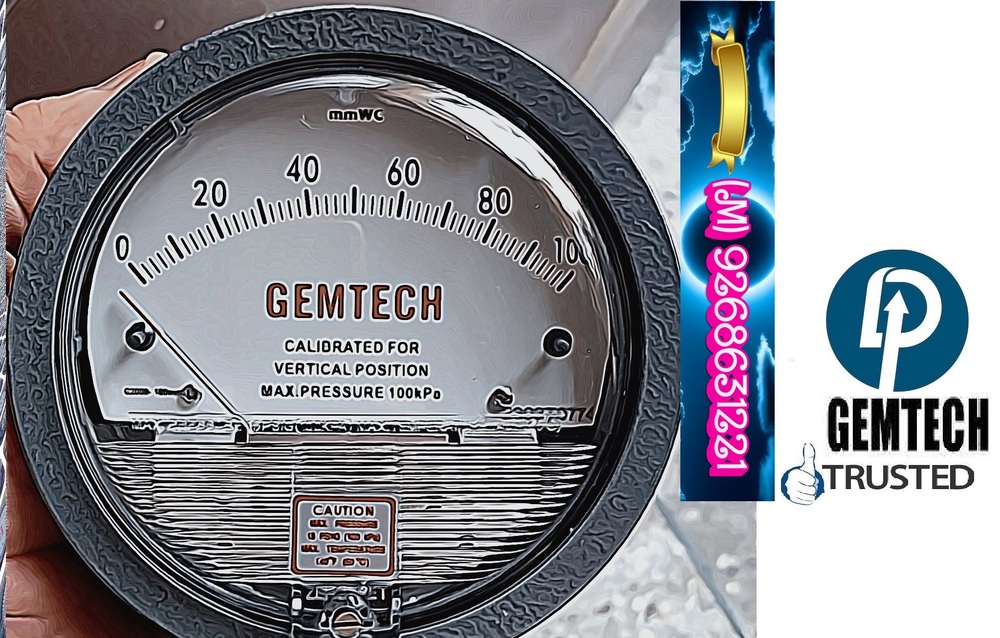 Gemtech Differential Pressure Gauges Distributors By Agra Uttar Pradesh