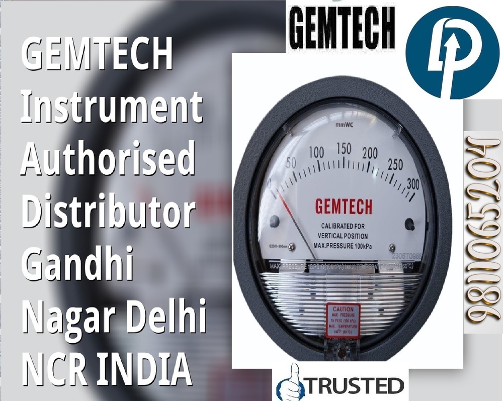 Gemtech Differential Pressure Gauges Distributors India for Dhule Maharashtra