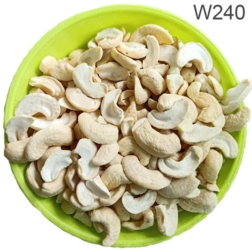 W240 Grade Split Cashew Nuts - Cultivation Type: Organic