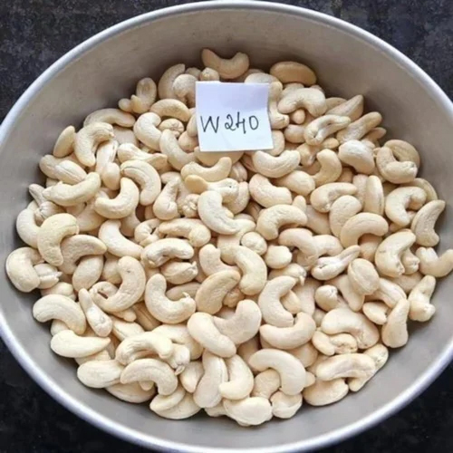W240 Grade Whole Cashew Nuts - Cultivation Type: Organic