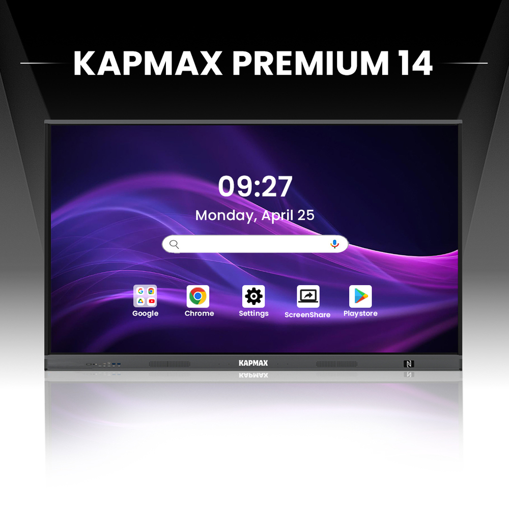 Kapmax Edla Interactive Flat Panel For Teaching - Dimensions: 75X45X9 Inch (In)