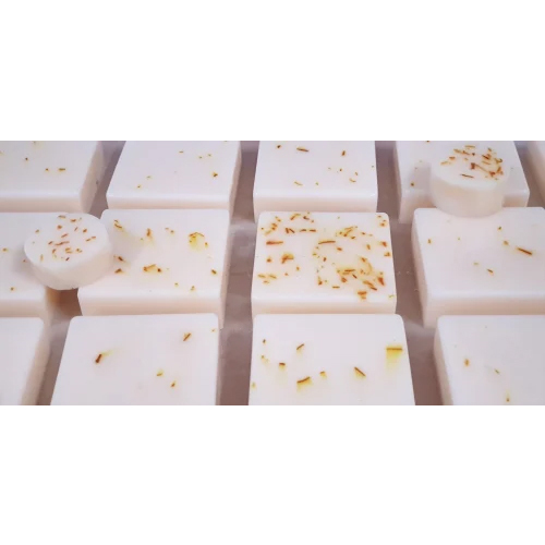 Saffron Goat Milk Soap - Color: White