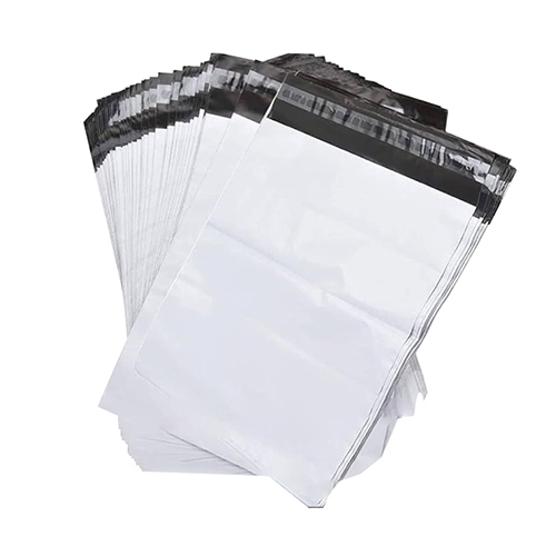 Plain Courier Bag - Color: White