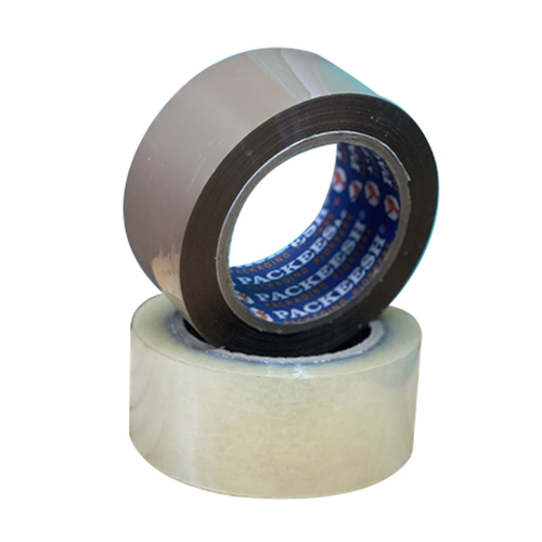 Clear And Brown Tape - Color: Transparent