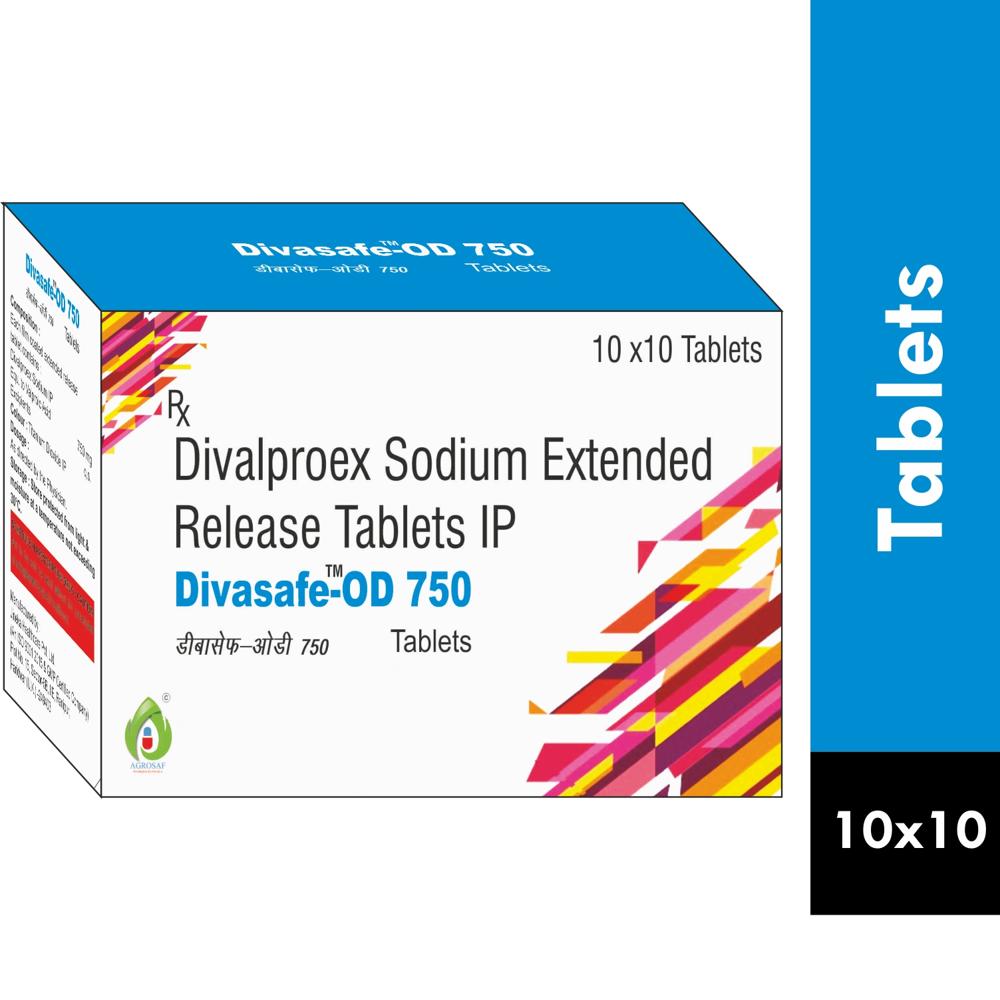 DIVASAFE OD 750 TAB - Divalproex (750mg)