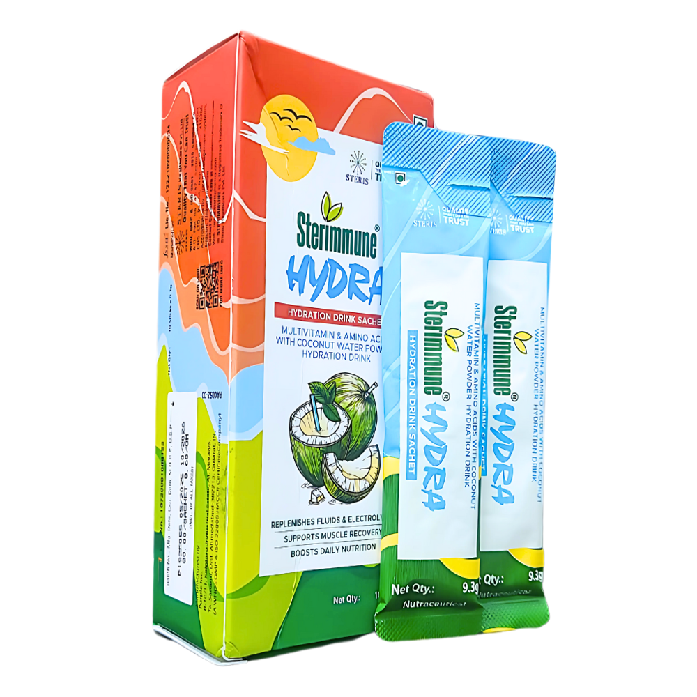coconut water powder. STERIMMUNE HYDRA