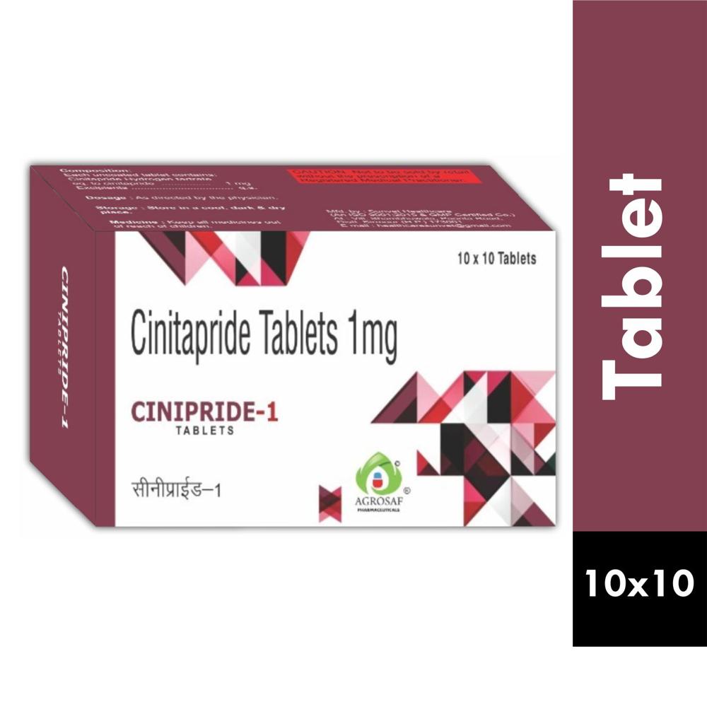 CINIPRIDE 1 TABLET - Cinitapride Hydrogen Tartrate Eq. To Cinitapride 1mg
