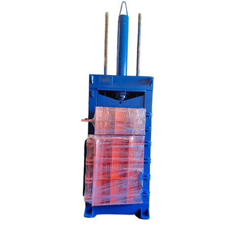 80 Ton Tyre Vertical Baler - Color: Blue