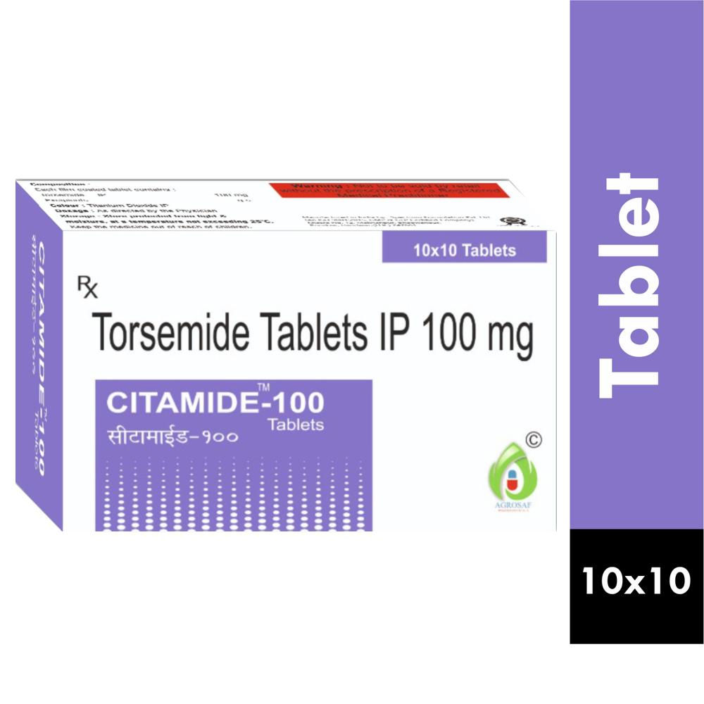 CITAMIDE 100 TABLETS -  Torsemide Ip 100mg , Excipients Q.s
