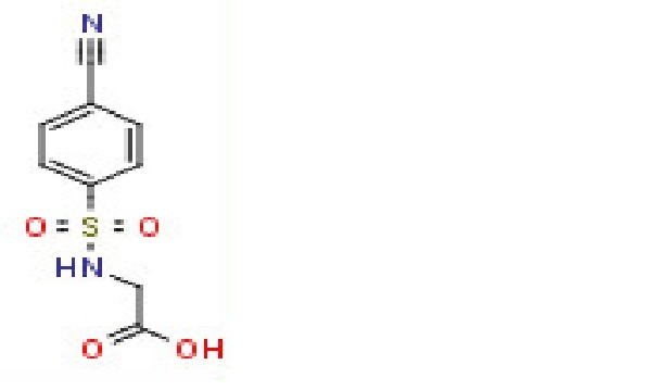 ([(4-Cyanophenyl)sulfonyl]amino) acetic acid