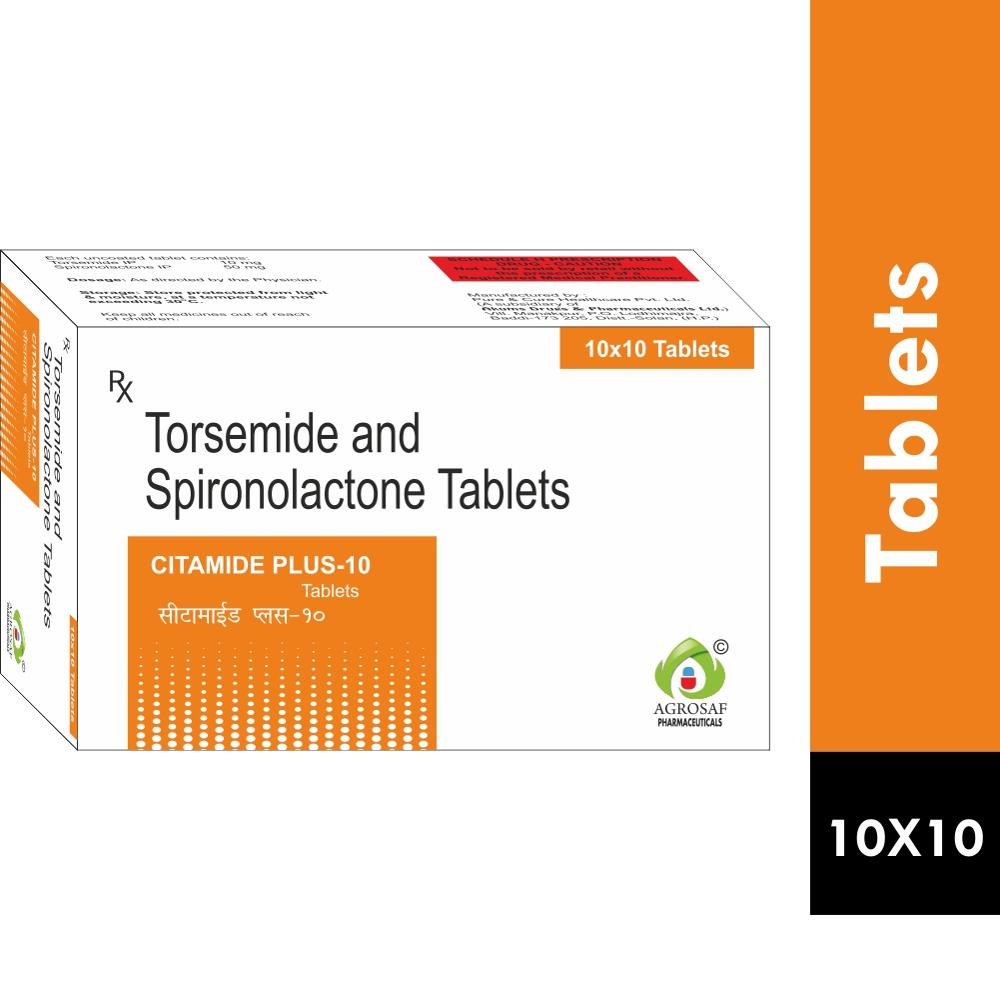 CITAMIDE PLUS 10 TABLET - Torsemide 10 mg & Spironolactone 50 mg
