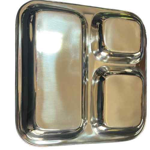 3in1 Square Compartment Plate - Features: Good Quality