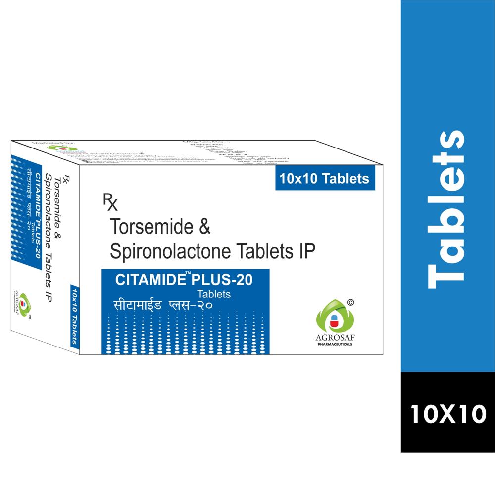 CITAMIDE PLUS 20 TABLET - Torsemide 20 mg & Spironolactone 50 mg