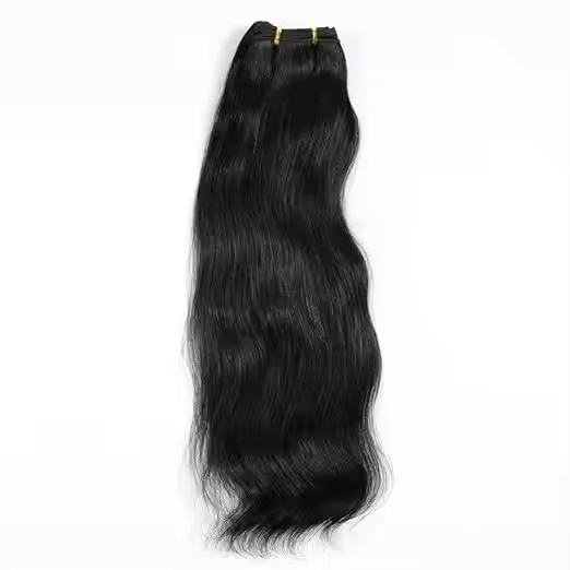 100% natural Remy Pure Natural Wavy Machine Weft - 12 Inch Hair Extension