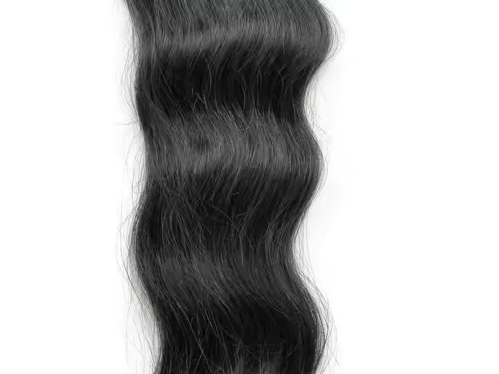100% natural Remy Pure Natural Wavy Machine Weft - 12 Inch Hair Extension