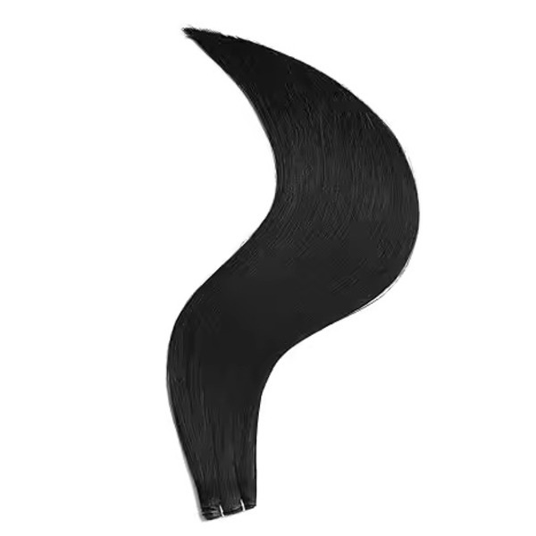 Virgin Straight Human Hair Bundles 100gm double Drawn Weft Extensions