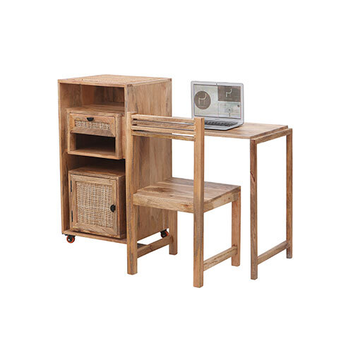 Writing Desk - Moving Study Table With Chair And Cabinet - Application: Industrial