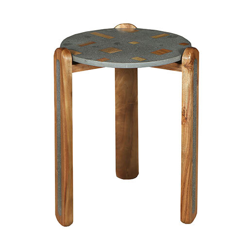 Terrazo Side Table - Application: Industrial