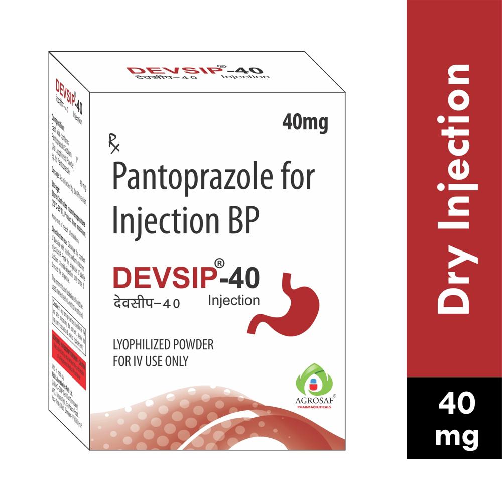 DEVSIP 40 INJECTION - PANTOPRAZOLE 40MG