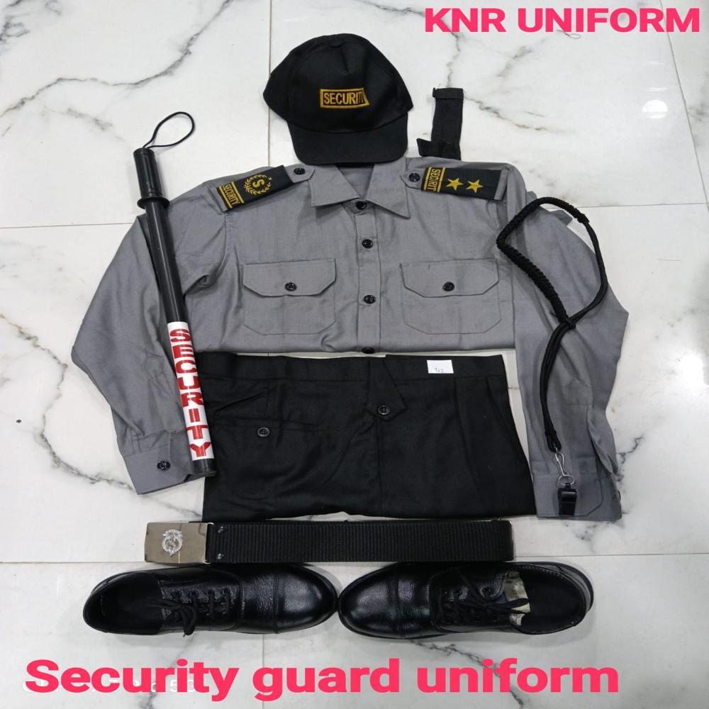 Grey Security Guard Uniform Set
