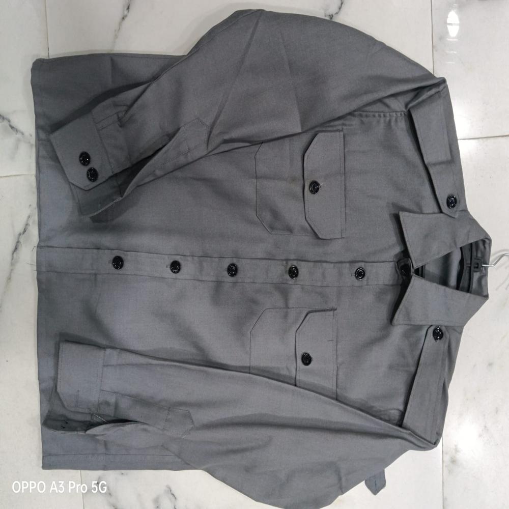 Grey Security Guard Uniform Set - Age Group: Adults