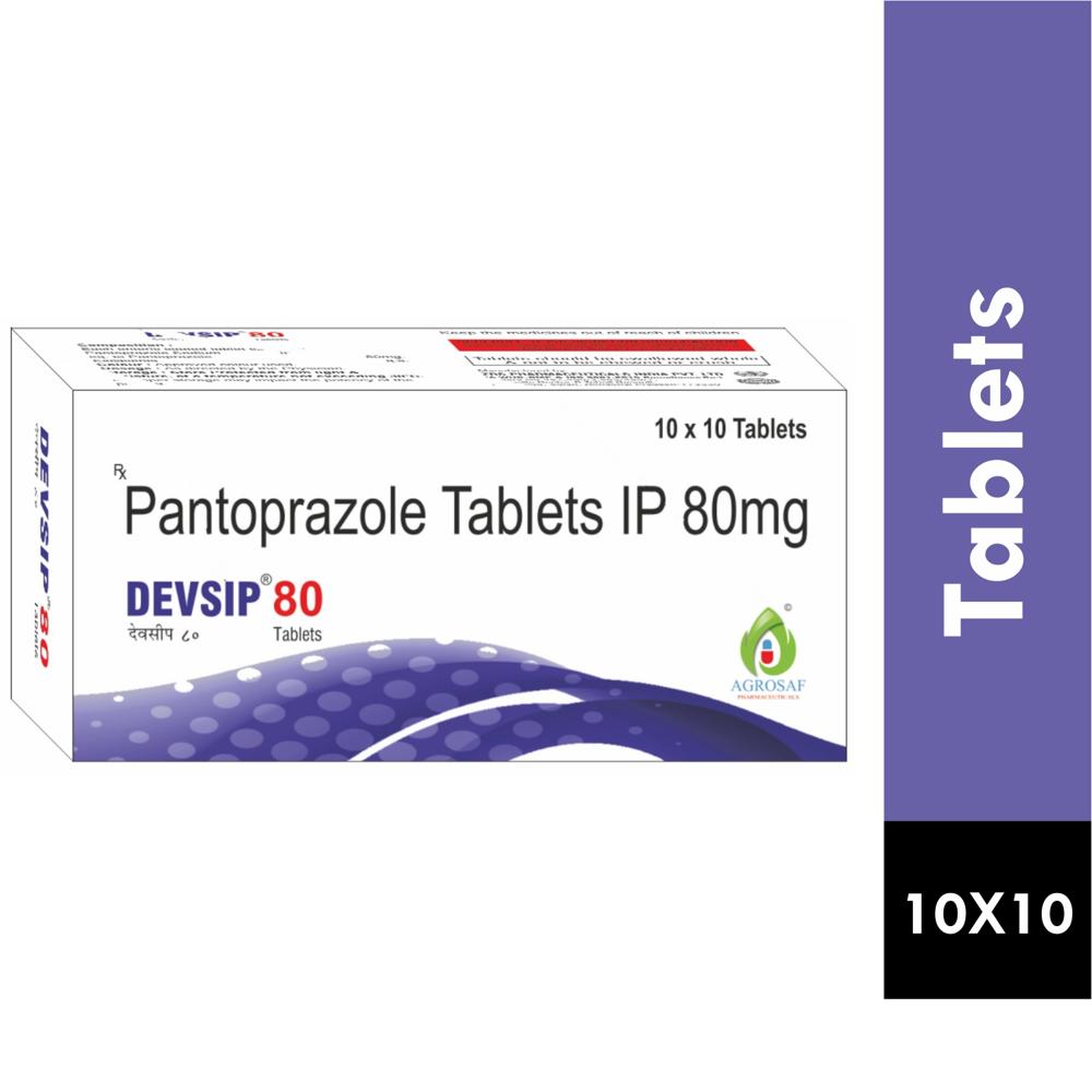 DEVSIP 80 TABLET - PANTOPRAZOLE 80 MG