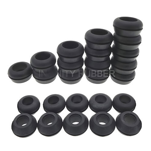 Rubber Grommet - Color: Black