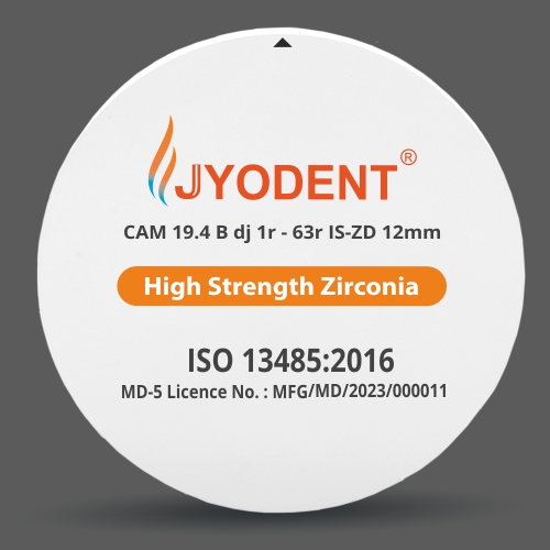 Jyodent Iso-statically Pressed Opaque (White) High Strength Zirconia (Is-zd) - Color: White