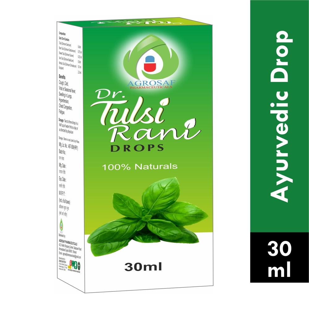 DR TULSI RANI DROP -Ocimum Basilicum 0.5ml + Ocimum Sanctum 6.0ml + Ocimum Canum 0.25ml Ocimum Citriodorum 0.5ml + Ocimum Gratissimum 0.75ml + Excipient 2.0 Ml