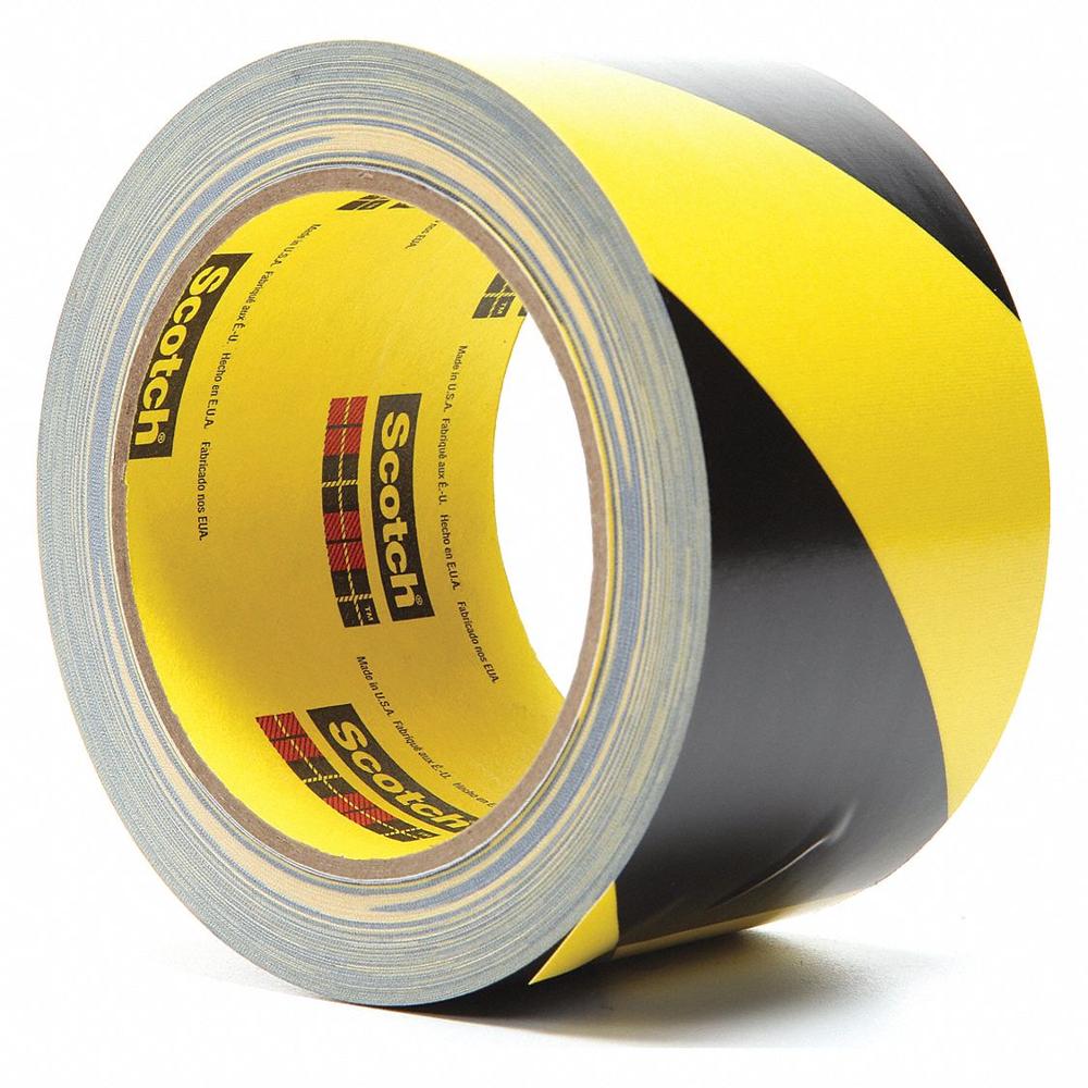 Floor Marking Adhesive Tape - Color: Yellow & Black