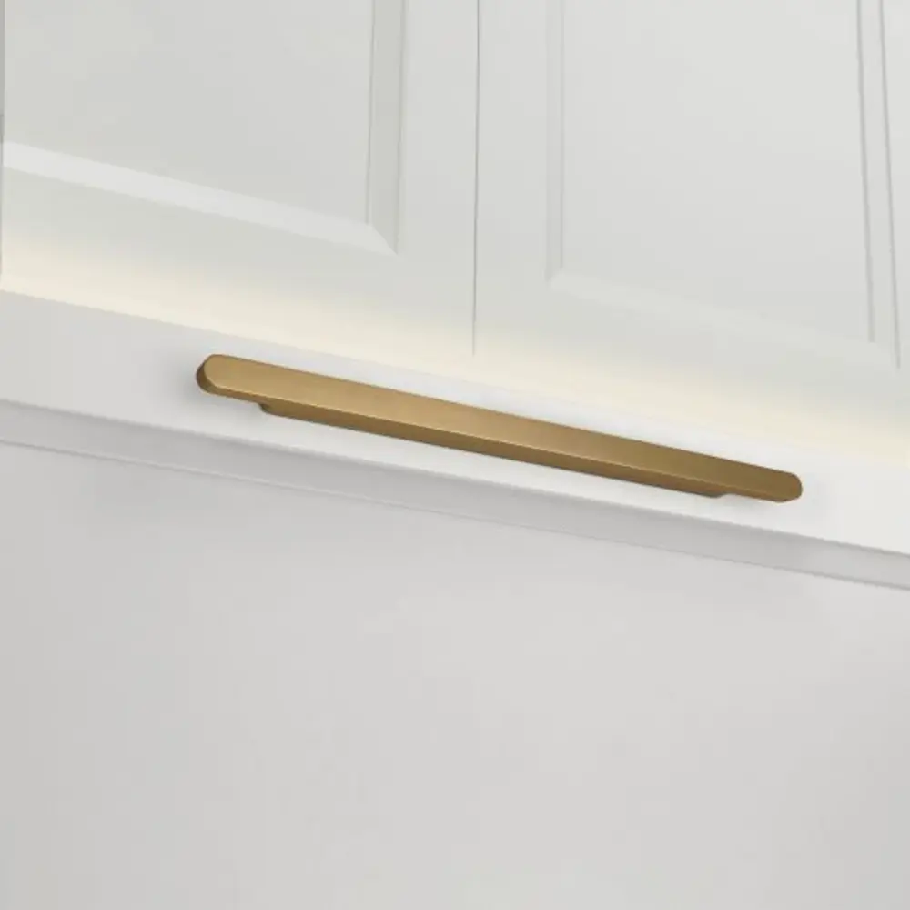 Aurora Appliance Pull | Sliding Door Handle | Furniture Handle | Glass Door Handle | Cupboard Handle | Modern Door Handle | Wardrobe Handle - Color: Matte Gold