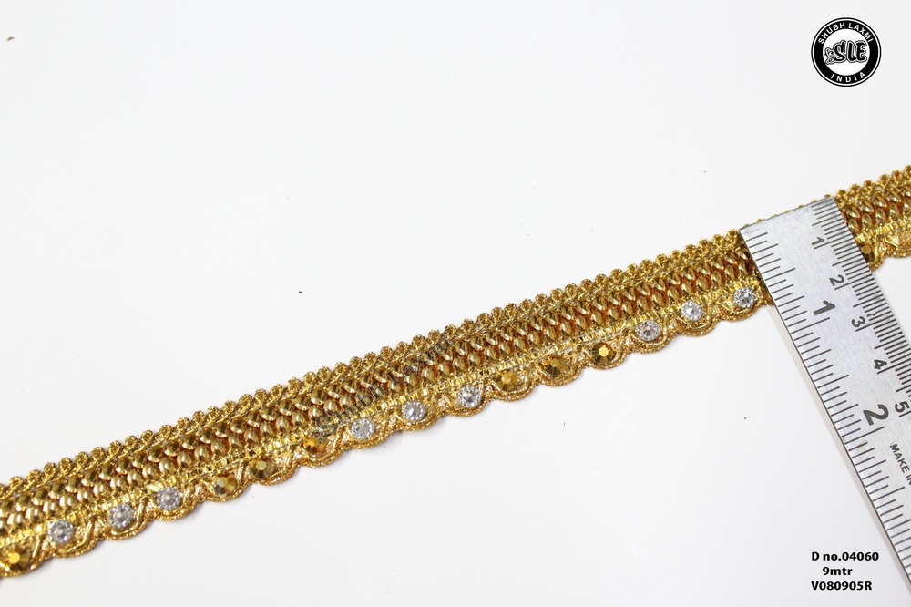 Handwork Fancy Golden Lace