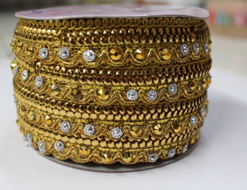 Handwork Fancy Golden Lace