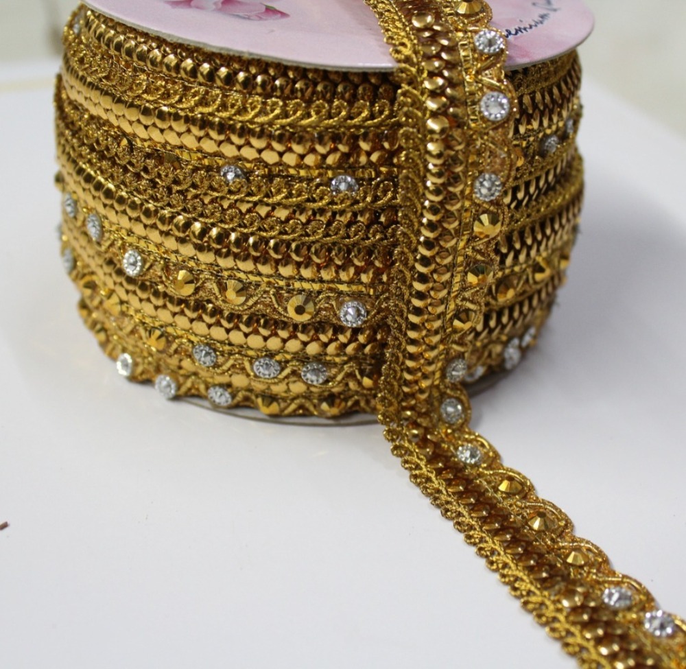 Handwork Fancy Golden Lace
