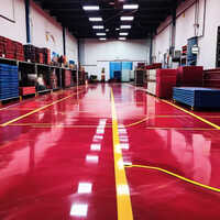 Industrial Epoxy Flooring - Color: Red