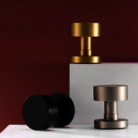 Falcon Solid Brass Lever Knob | Passage Door Knob | Privacy Door Knob | General Door Knob | Suitable For Internal Doors - Color: Matte Gold