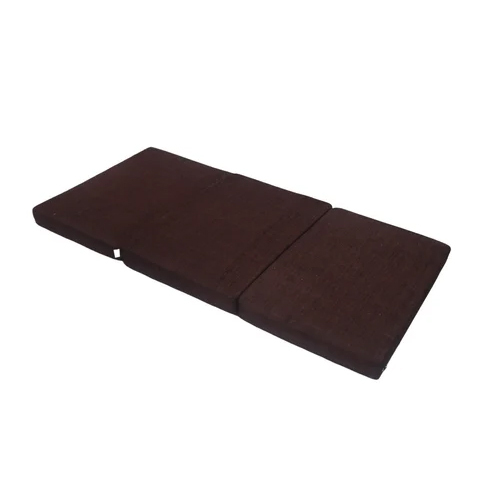 Brown Foldable Bed Mattress - Hardness: Soft