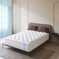 Pocketed Spring Bed Mattress - Color: White